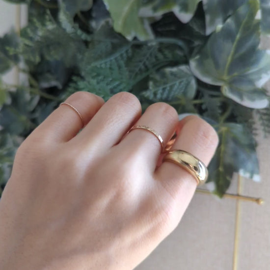 gold statement ring